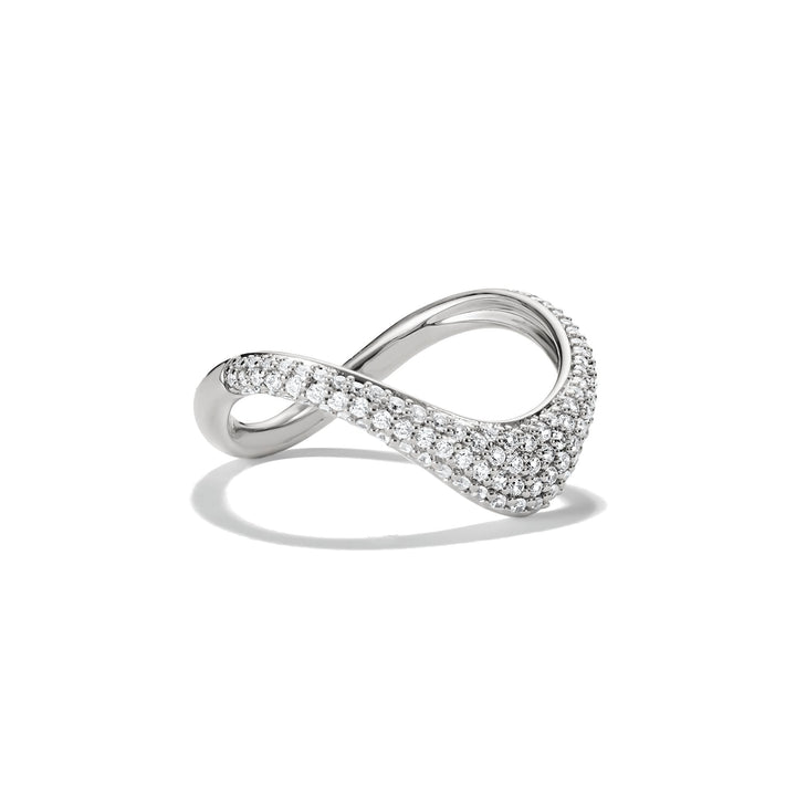 THOMAS SABO Ring with zirconia in wave shape TR2546