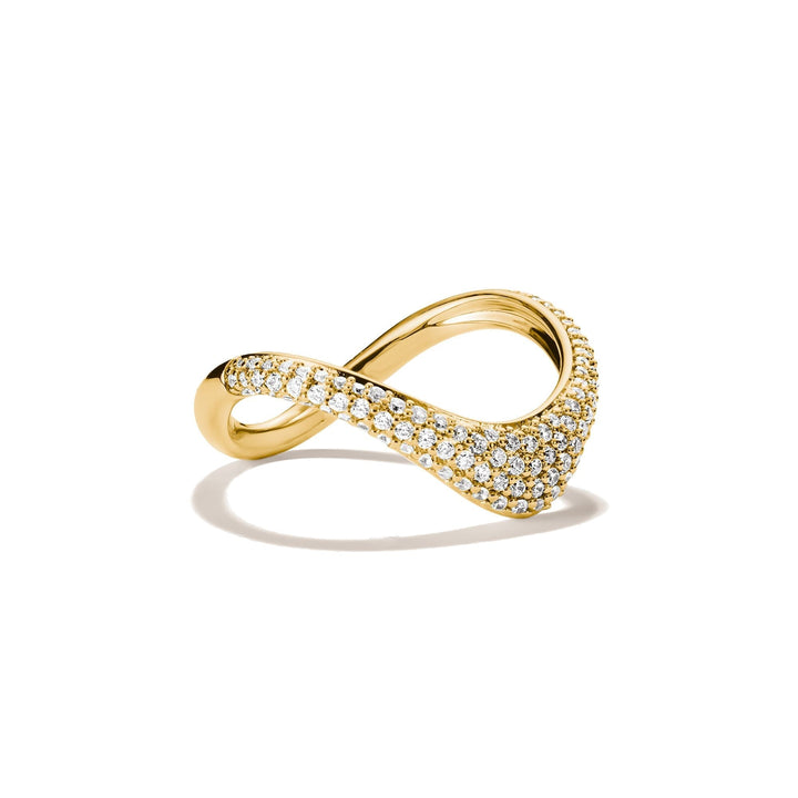 THOMAS SABO Ring with zirconia in wave shape TR2546MY