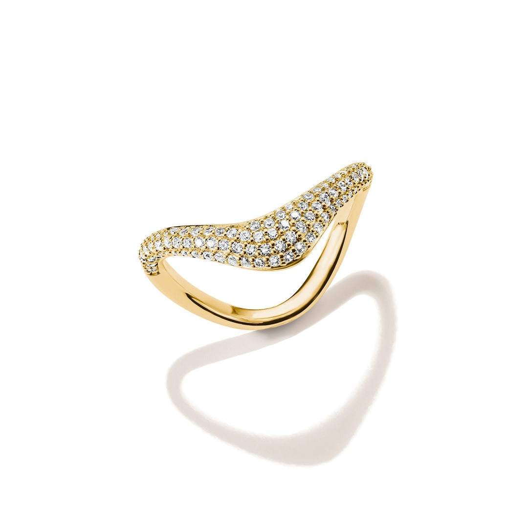 THOMAS SABO Ring with zirconia in wave shape TR2546MY