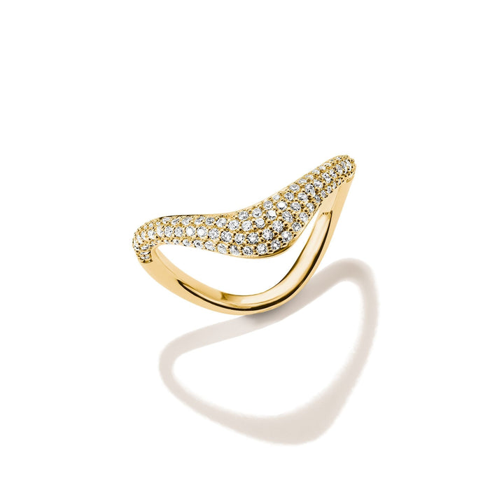 THOMAS SABO Ring with zirconia in wave shape TR2546MY