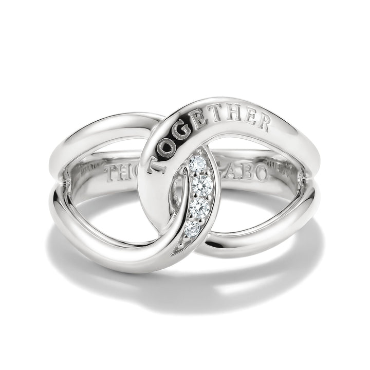 THOMOS SABO Ring Together with zirconia TR2547