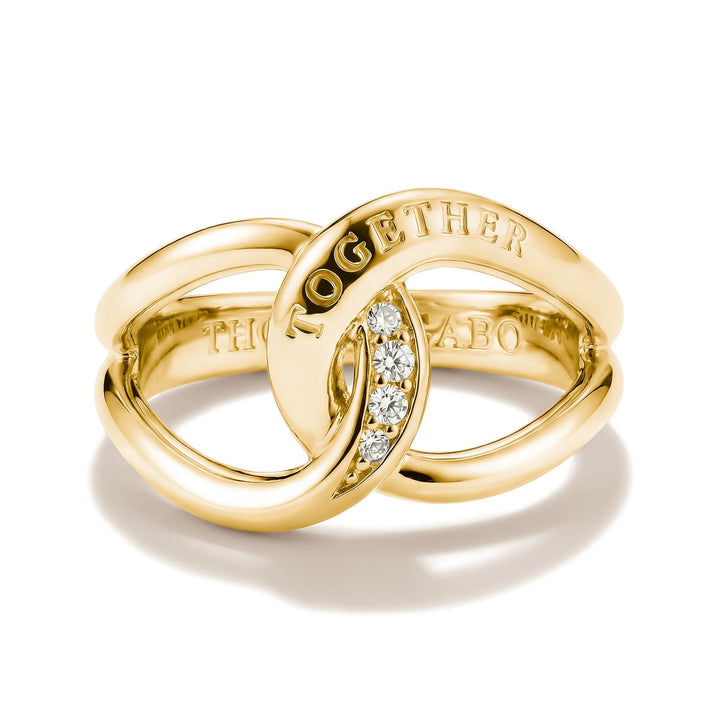 THOMAS SABO Ring Together with zirconia TR2547MY