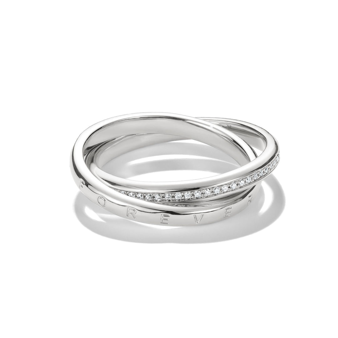 THOMAS SABO Double ring with zirconia TR2548