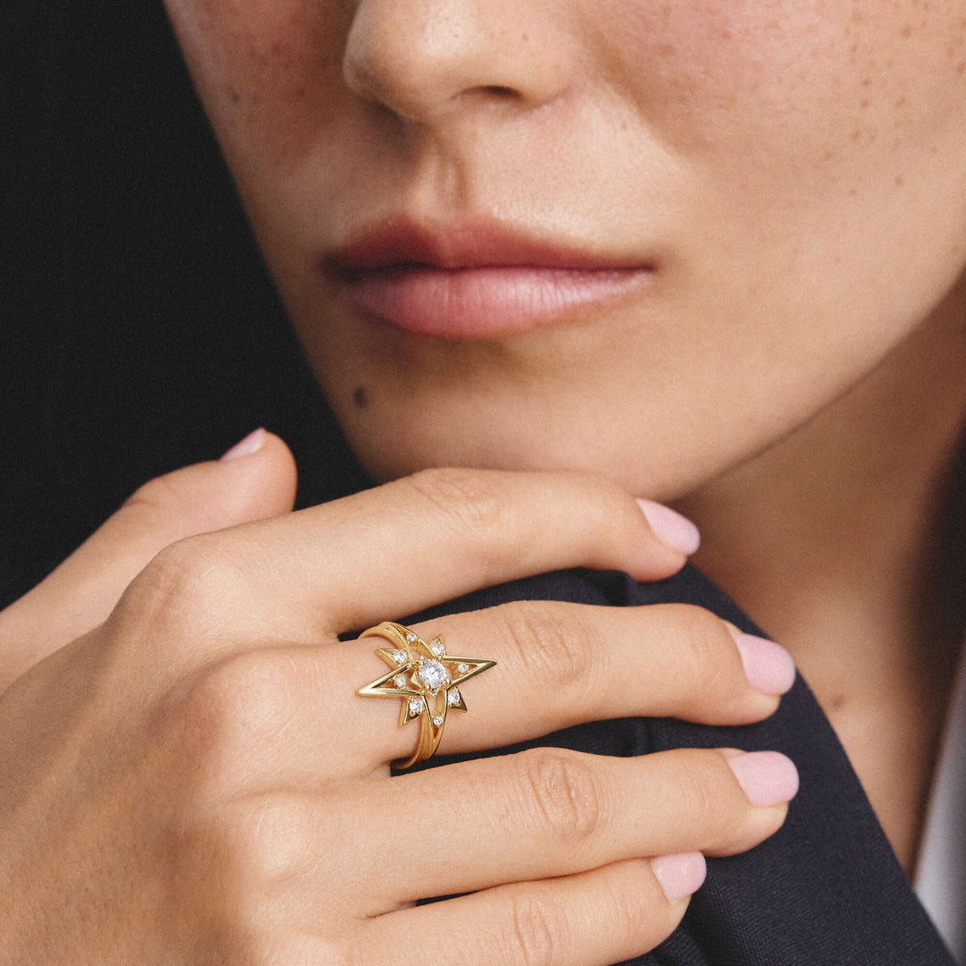 Thomas Sabo Ring star with zirconia TR2550MY