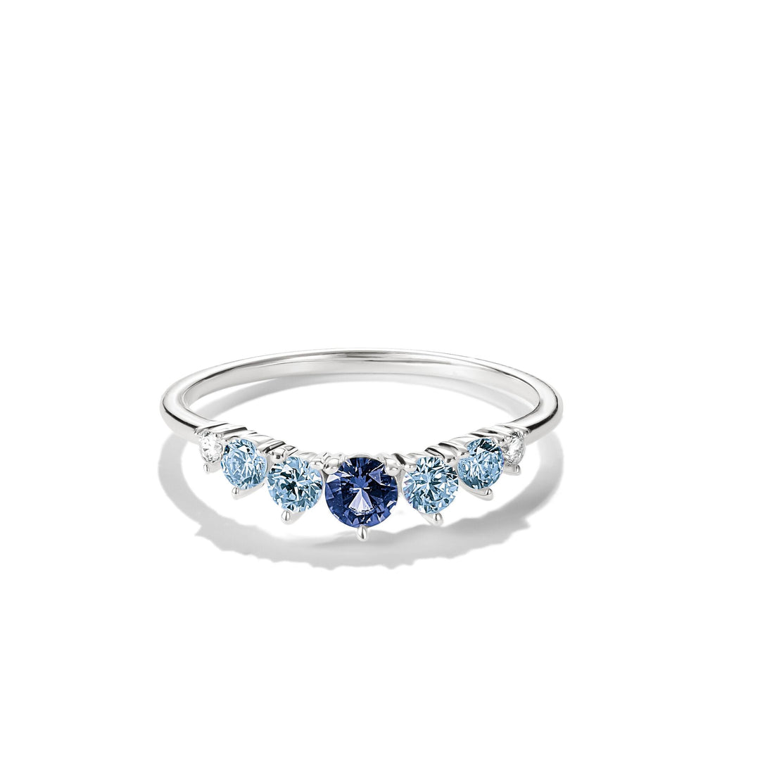 Thomas Sabo Ring with blue stones TR2551U