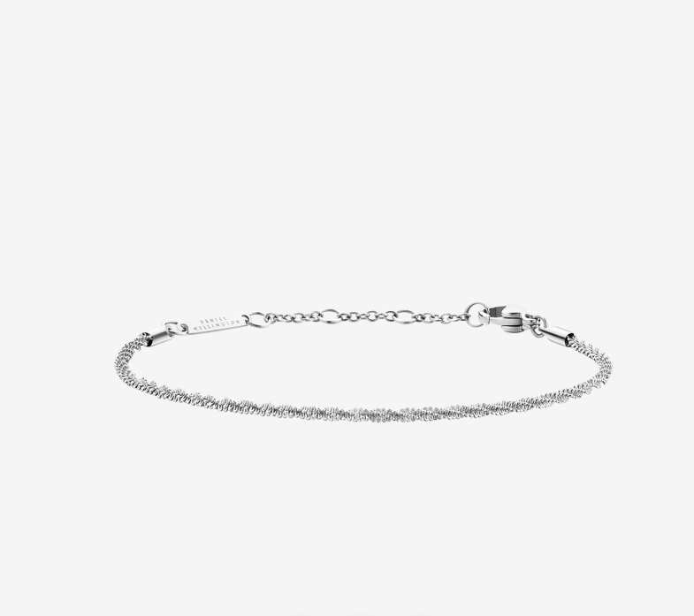 DANIEL WELLINGTON Twisted Chain Bracelet Silver DW00400558