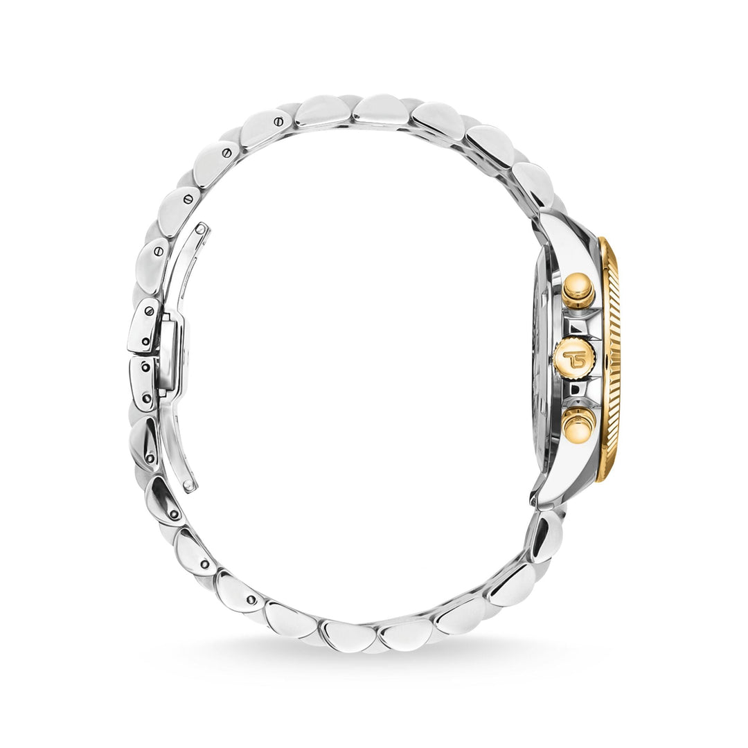 THOMAS SABO Divine Chrono Watch with Dial in Black Yellow TWA0398