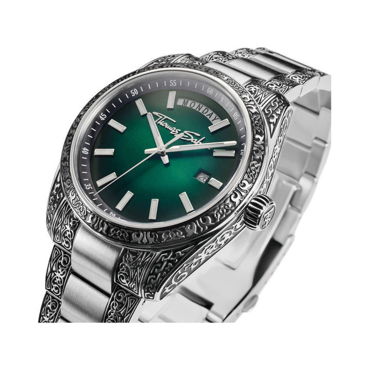 THOMAS SABO Rebel Revive Watch 40mm Green TWA0440