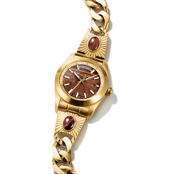 THOMAS SABO Elyndra Watch with red tiger eye dial 36 mm TWA0451