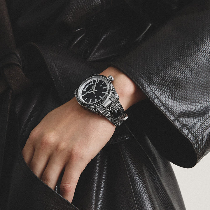 Thomas Sabo Women's Western-Style Watch with Onyx, Stainless Steel TWA0457