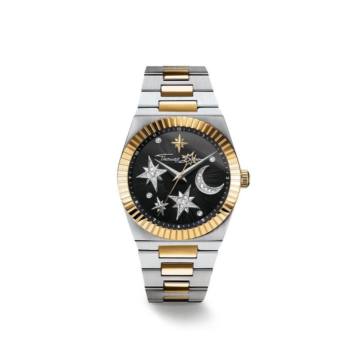 Thomas Sabo Women's Moon and Stars Watch with Black Dial TWA0465