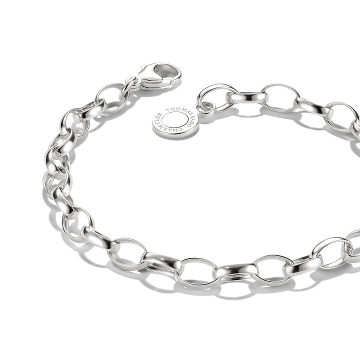 Thomas Sabo Silver-Plated Charm Club Bracelet Cx0031M