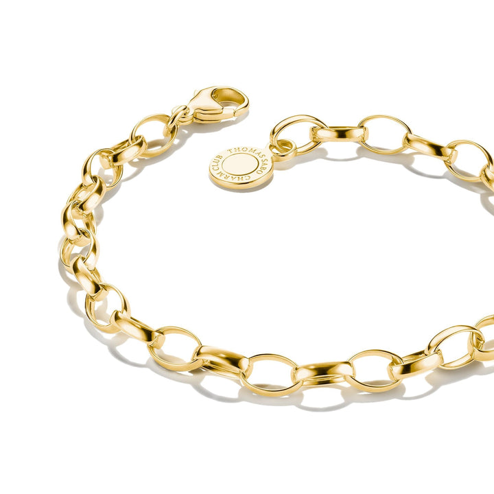 Thomas Sabo Gold-Tone Stainless Steel Charm Club Bracelet CX0031SY