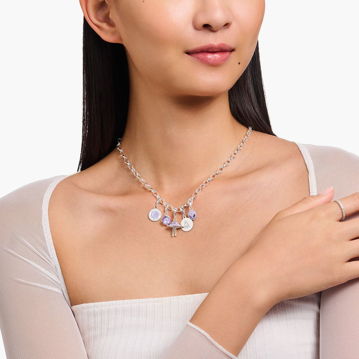 THOMAS SABO Member Charm Necklace with Charmista Coin CX0288