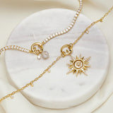 Ania Haie Gold Shimmer Chain Charm Connector Necklace N052-07G