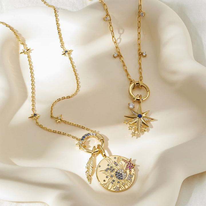 Ania Haie Gold Shimmer Chain Charm Connector Necklace N052-07G