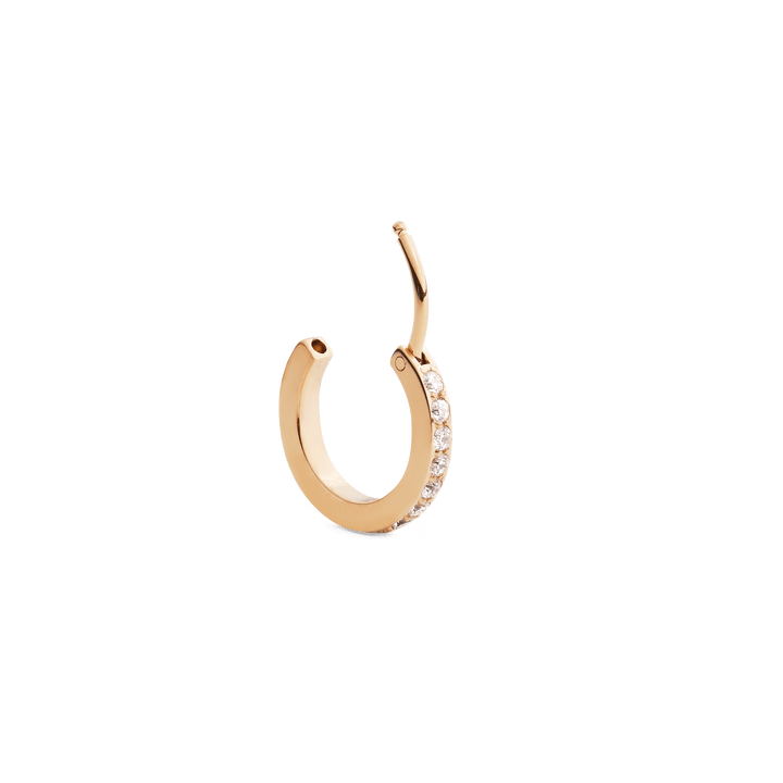 Daniel Wellington Crystal Hoop Earring Gold