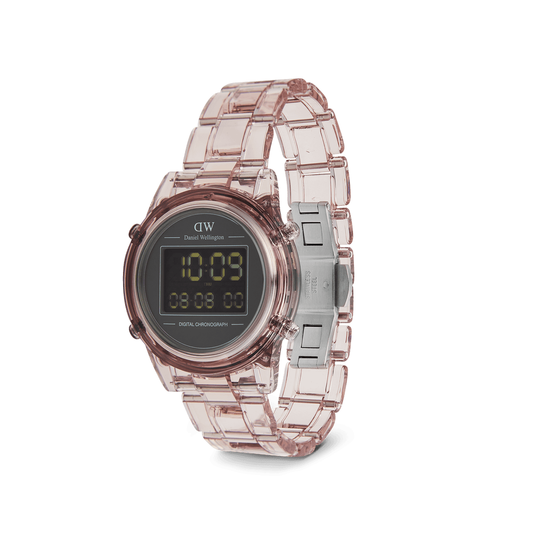 Daniel Wellington Retro Digital Dark Pink Watch