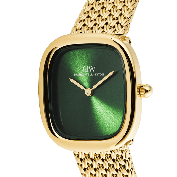 Daniel Wellington Margot Braided Mesh Emerald Gold