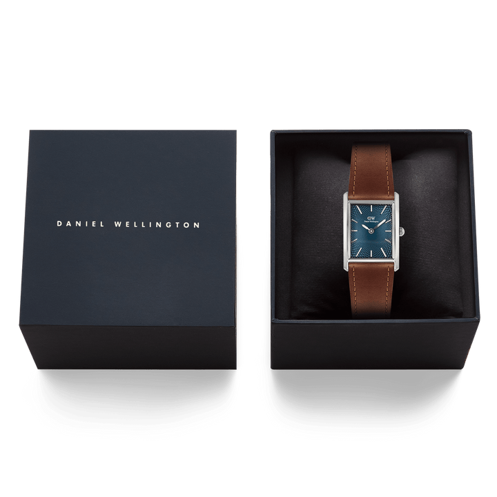 Daniel Wellington Bound Light Brown Arctic Guilloché Silver DW00100900