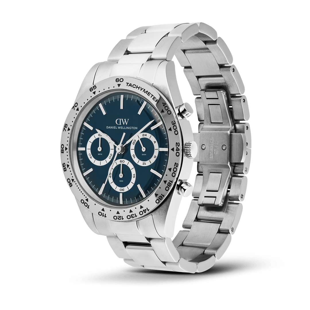 Daniel Wellington Iconic Tachymeter 3-Link Arctic Silver