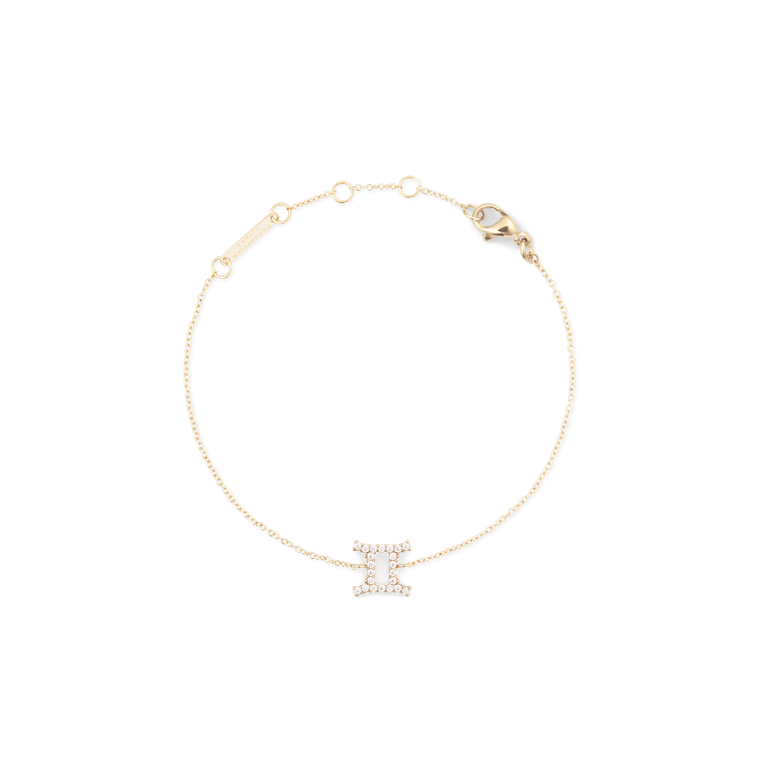 Daniel Wellington Crystal Zodiac Chain Bracelet Gold