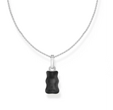 Thomas Sabo Silver Necklace Black Goldbear TKE2209B