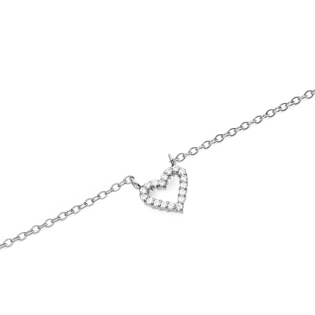 Daniel Wellington Mirelle Heart Necklace Silver