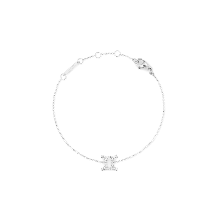 Daniel Wellington Crystal Zodiac Chain Bracelet Silver