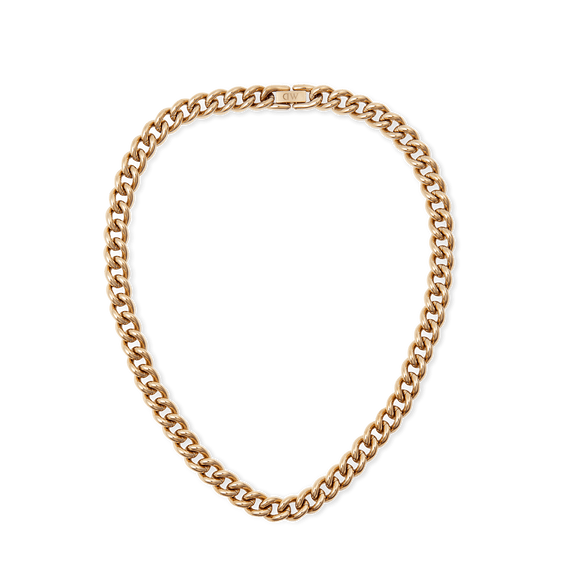 DANIEL WELLINGTON Chunky Chain Necklace Rose Gold DW00400850