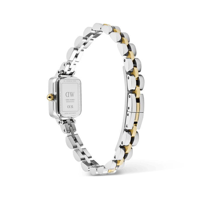 Daniel Wellington Quadro Mini Arch 3-Link Two Tone Gold DW00100925