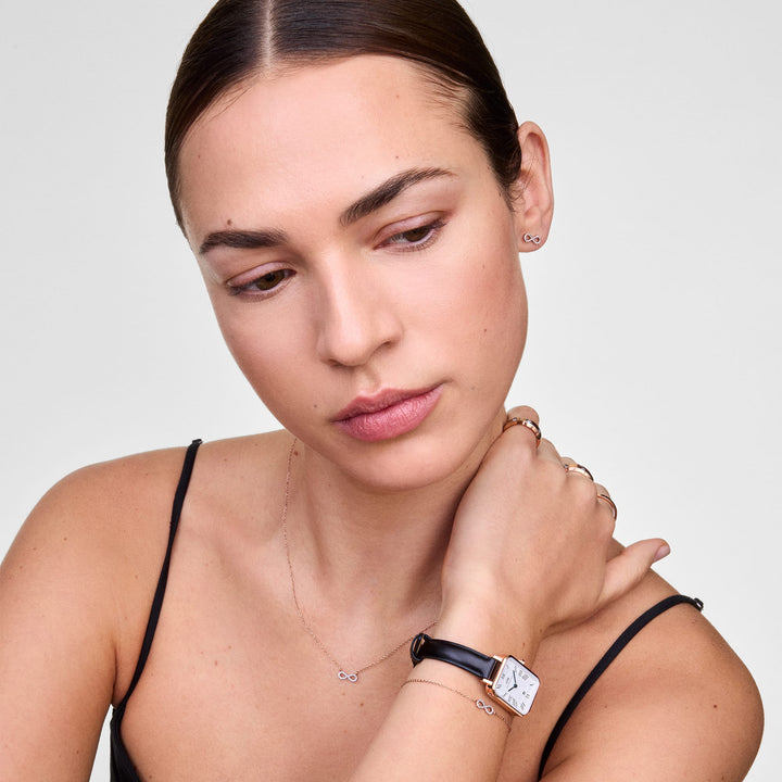 Daniel Wellington Mirelle Infinity Earring Rose Gold