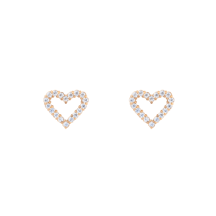 Daniel Wellington Mirelle Heart Earring Rose Gold