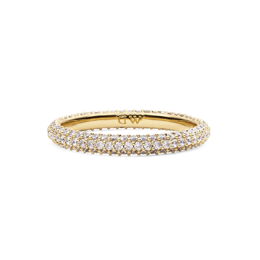Daniel Wellington Pave Ring Gold 3 mm