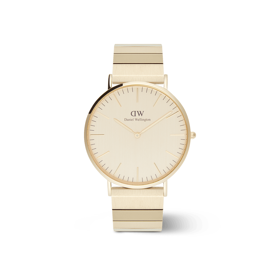 Daniel Wellington Classic Piano Link Gold Unitone Watch