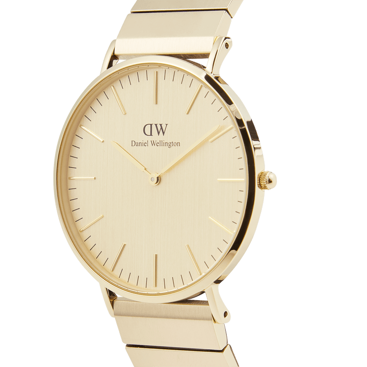 Daniel Wellington Classic Piano Link Gold Unitone Watch