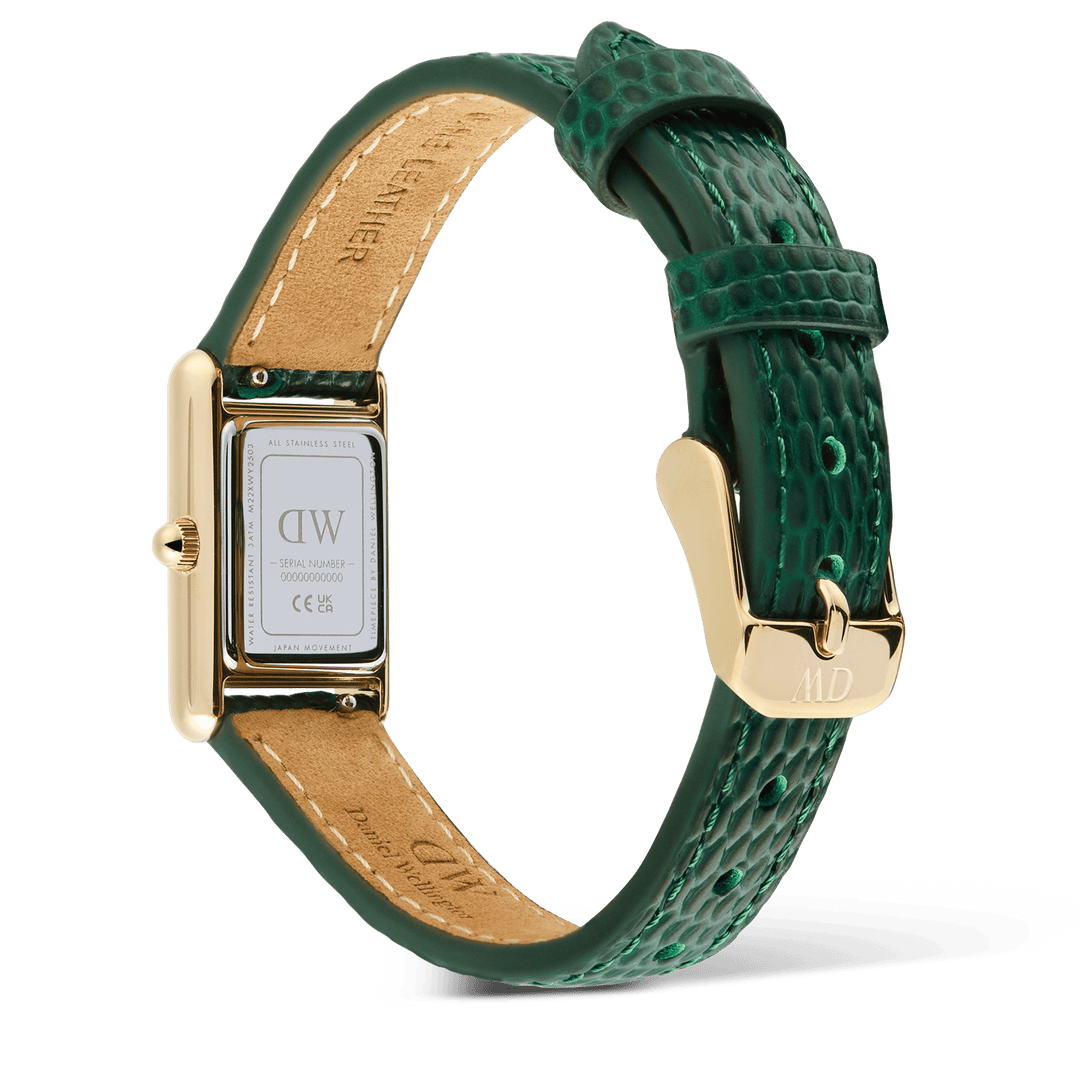 Daniel Wellington Bound Mini Green Lizard Gold DW00100906