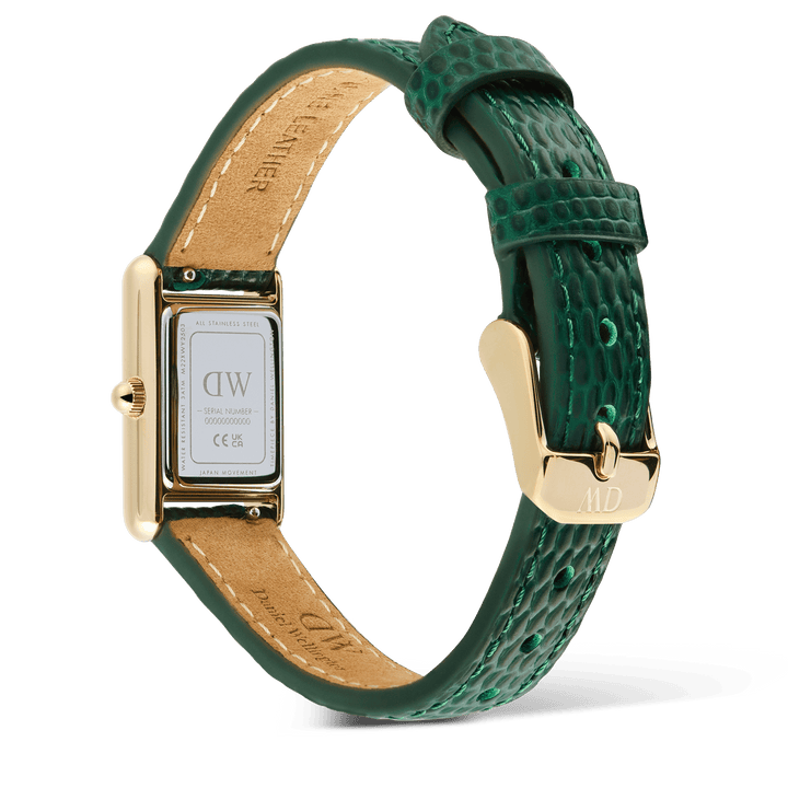 Daniel Wellington Bound Mini Green Lizard Gold DW00100906