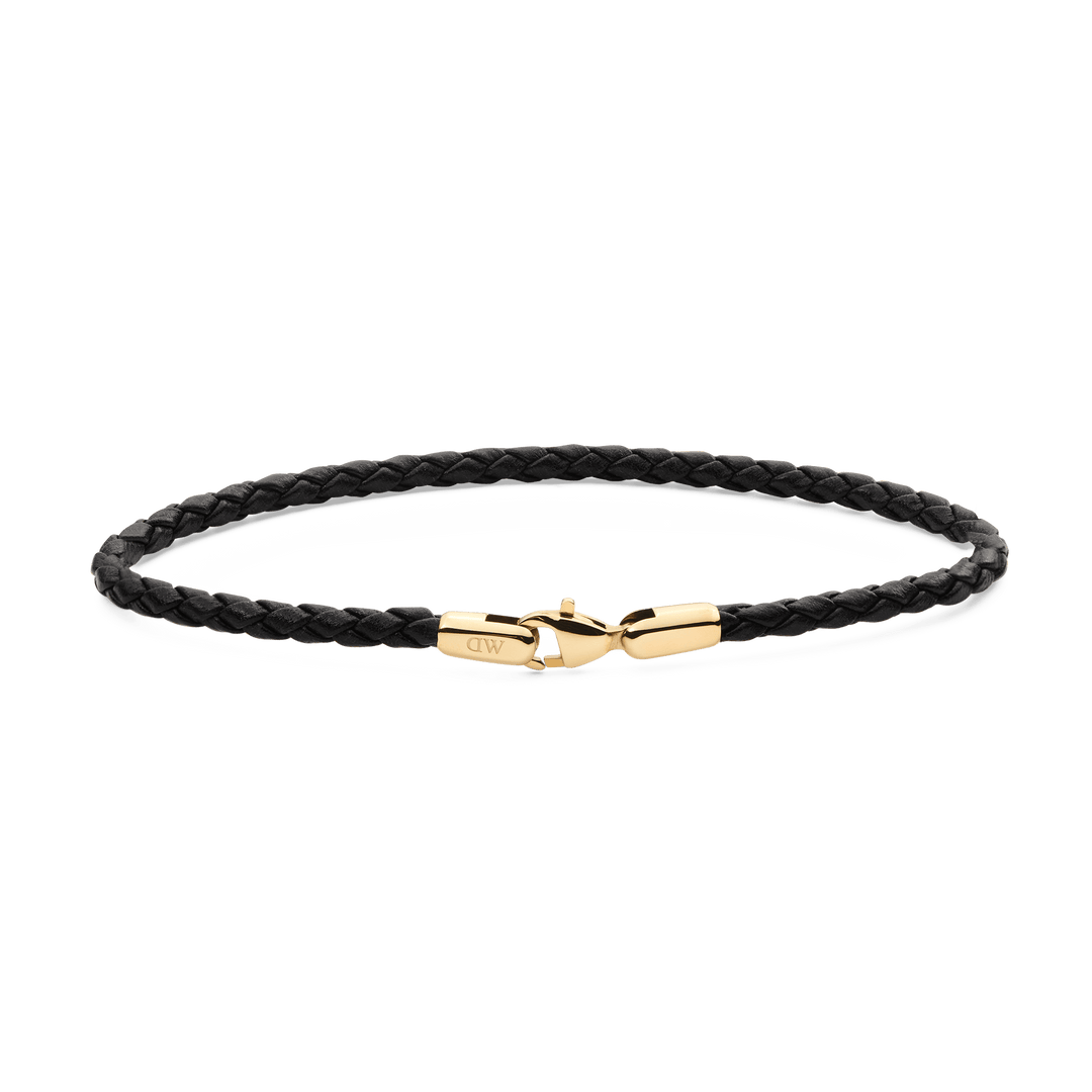 Daniel Wellington Daniel  Braided Leather Bracelet Sheffield 2.8 Gold