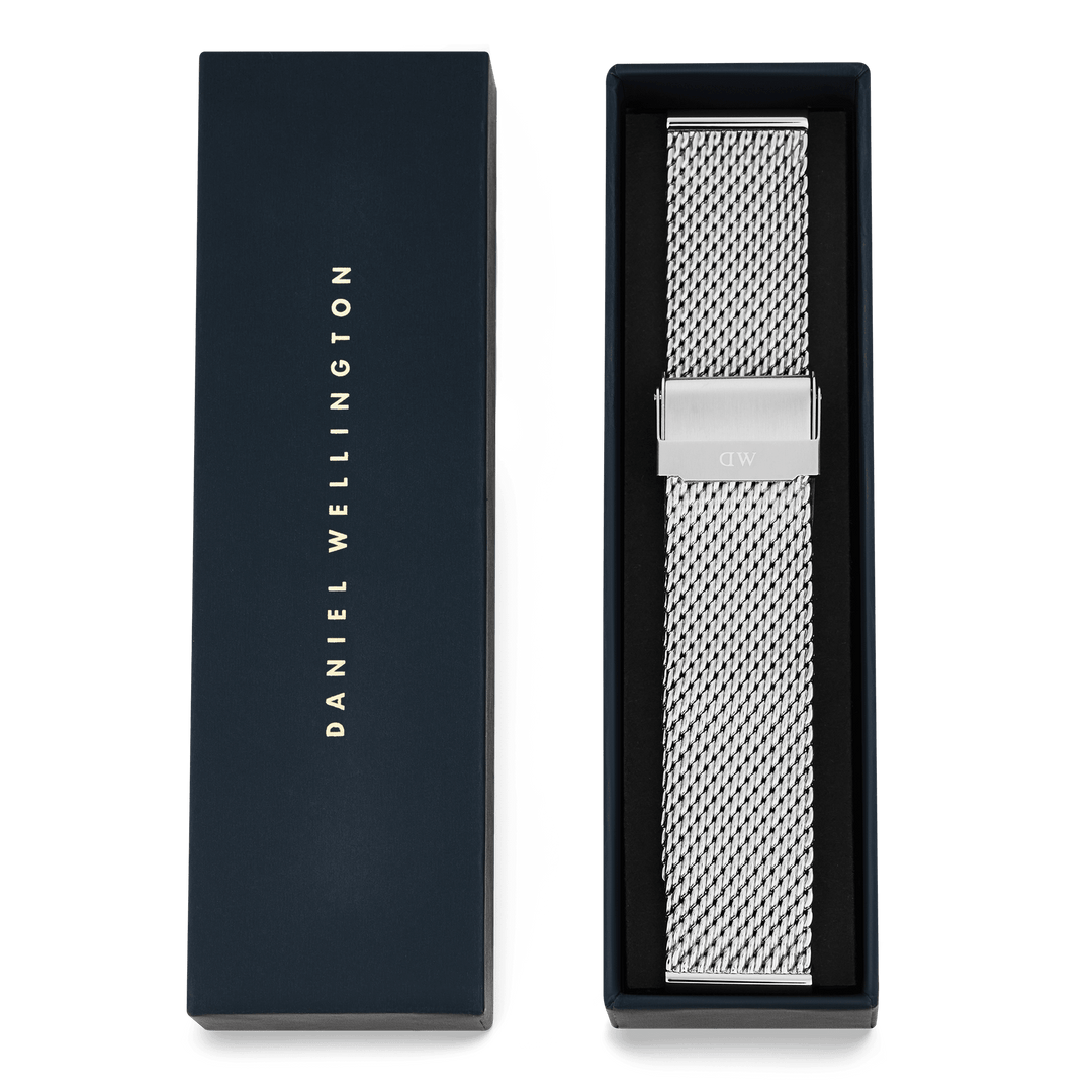 Daniel Wellington Mesh Sterling Strap Silver