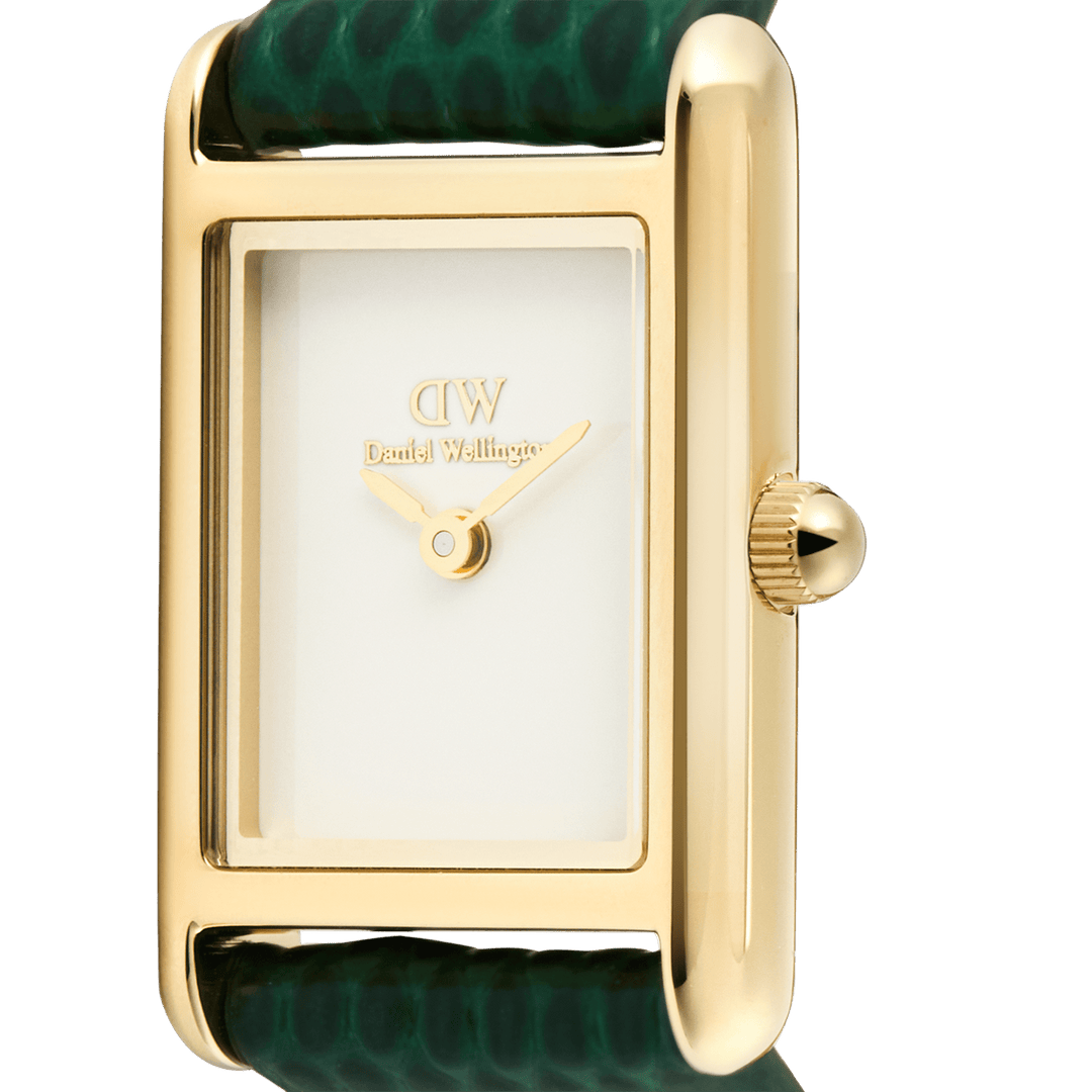 Daniel Wellington Bound Mini Green Lizard Gold DW00100906