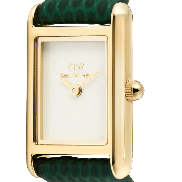 Daniel Wellington Bound Mini Green Lizard Gold DW00100906