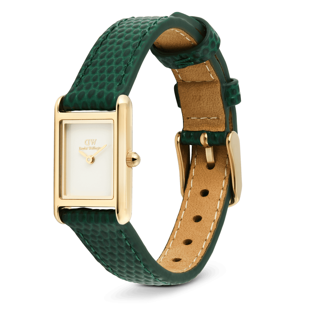 Daniel Wellington Bound Mini Green Lizard Gold DW00100906
