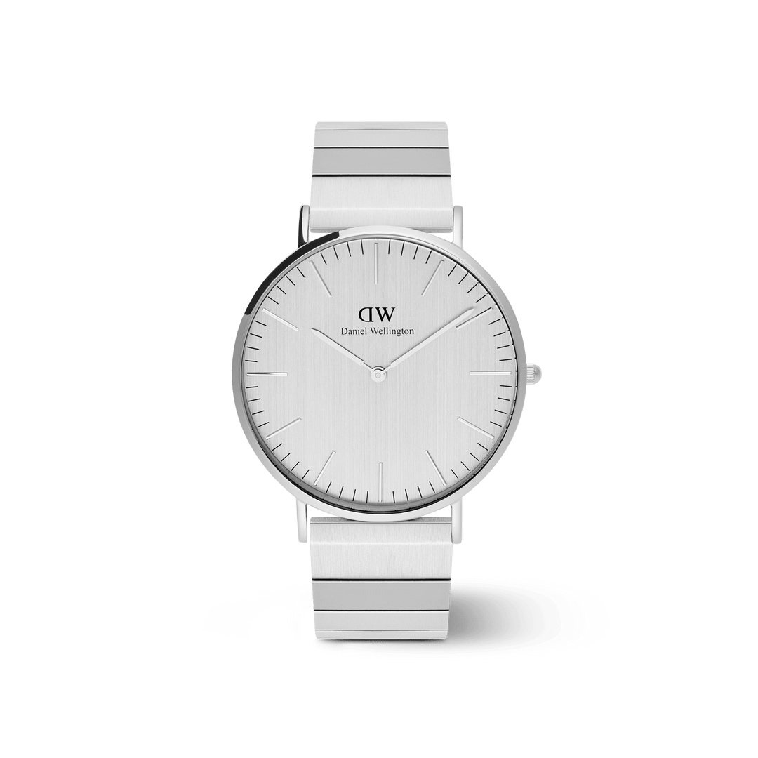 Daniel Wellington Classic Piano Link Silver Unitone Watch