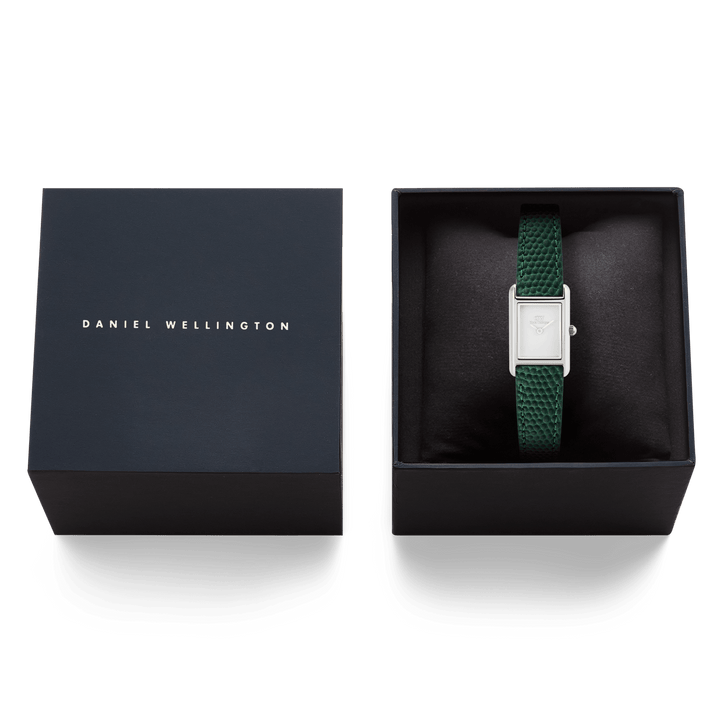 Daniel Wellington Bound Mini Green Lizard Silver DW00100902