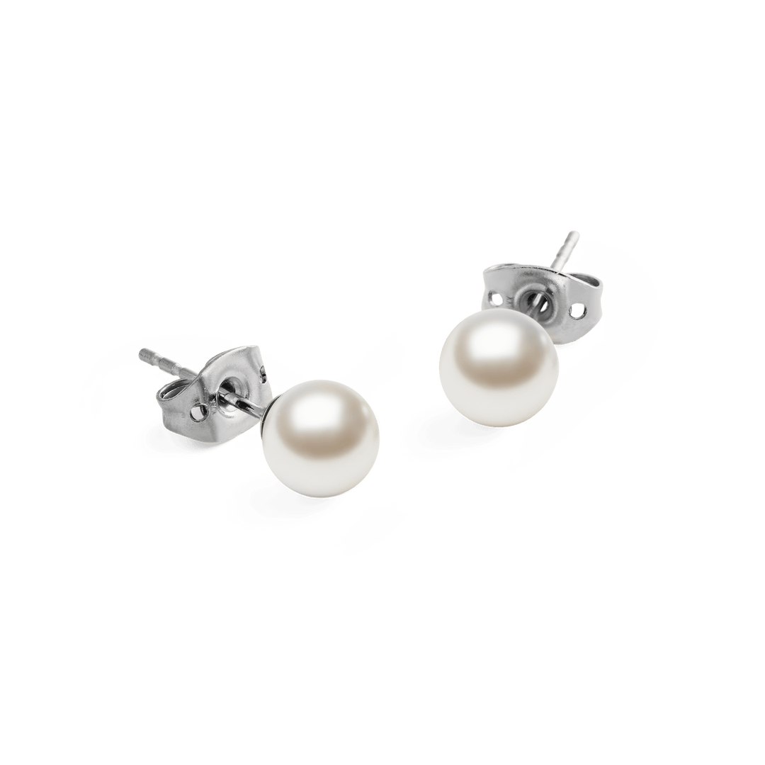 Daniel Wellington Pearl Stud Earring Silver DW00401954