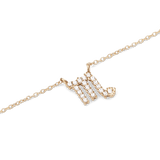 Daniel Wellington Zodiac Crystal Necklace Gold