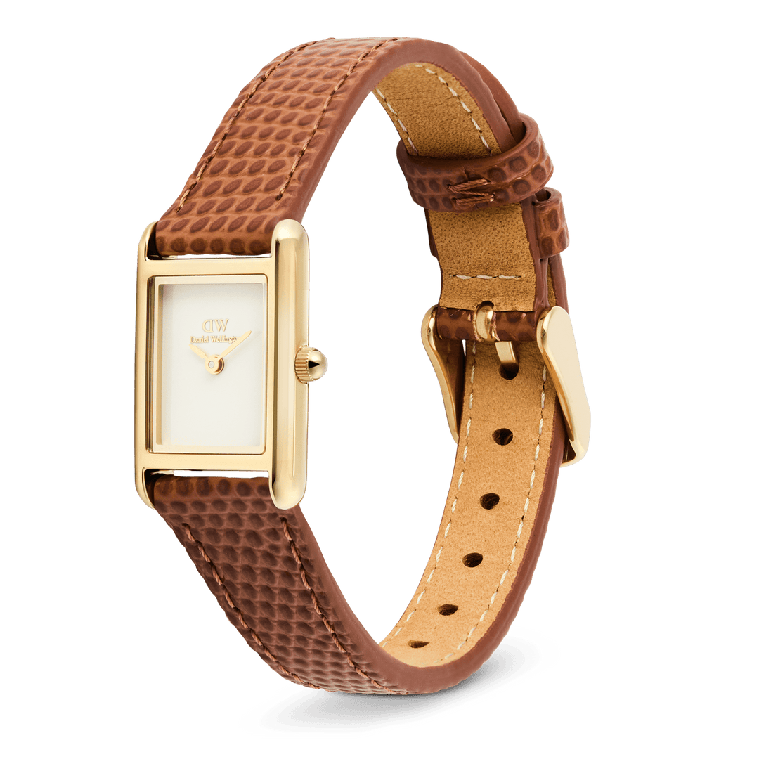 Daniel Wellington Bound Mini Light Brown Lizard Gold DW00100905