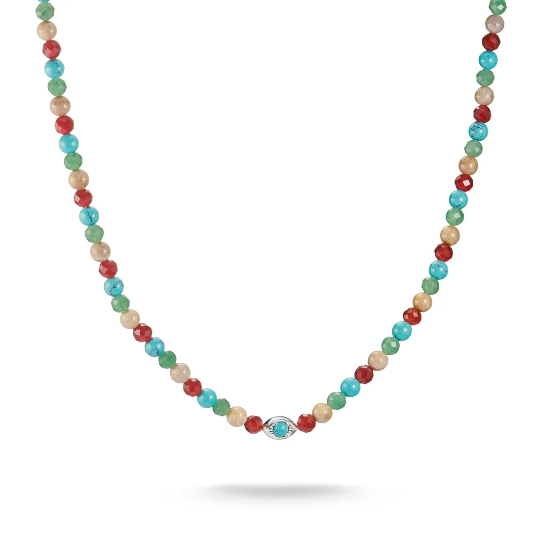 THOMAS SABO Necklace with Multi-coloured Beads TKE2332MC