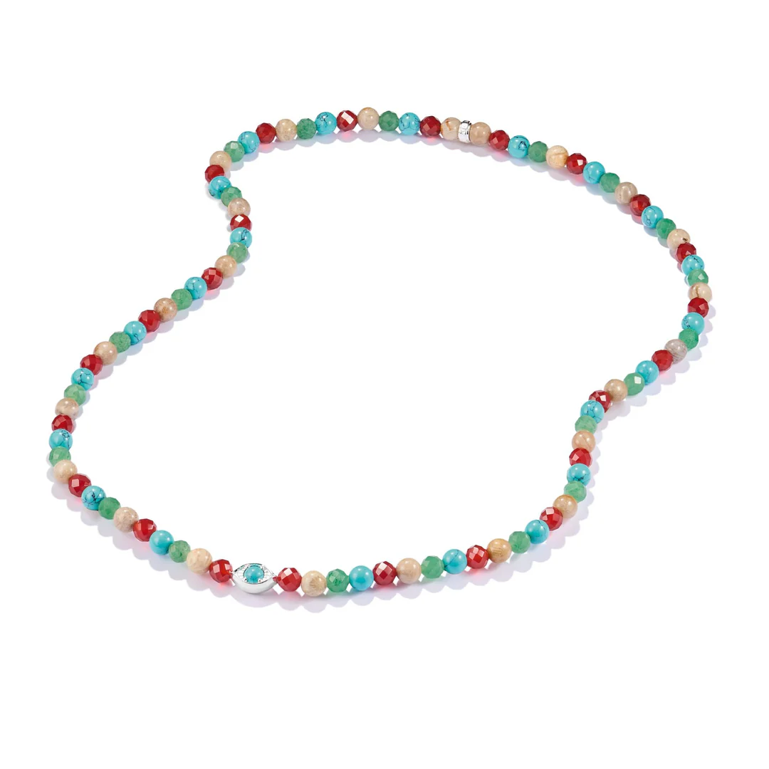 THOMAS SABO Necklace with Multi-coloured Beads TKE2332MC